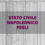 Stato civile napoleonico, pegli