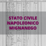 Stato civile napoleonico, mignanego