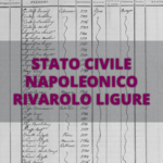 Stato civile napoleonico, rivarolo ligure