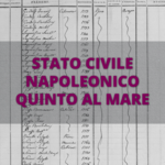 Stato civile napoleonico, quinto al mare