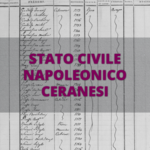 Stato civile napoleonico, ceranesi