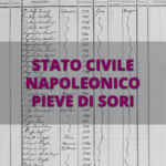 Stato civile napoleonico, pieve di sori