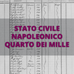 Stato civile napoleonico, quarto dei mille