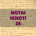 Notai Ignoti 25